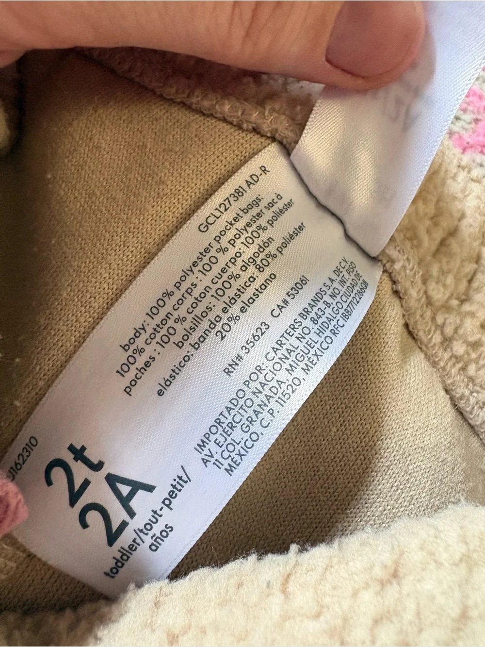 Oshkosh B’Gosh Sherpa Sweatpants Toddler Girls 2T